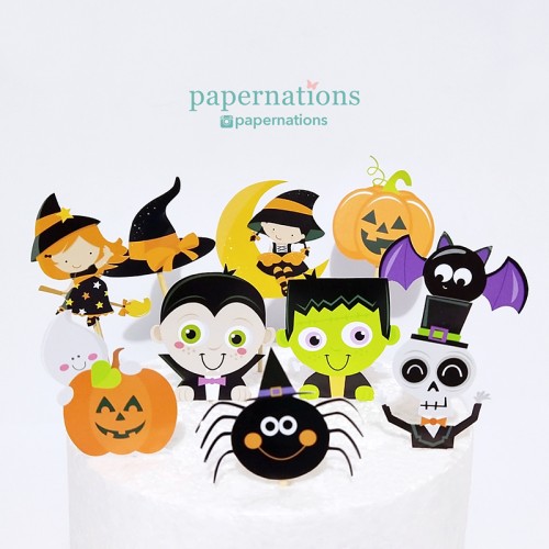 Halloween Cupcake Toppers